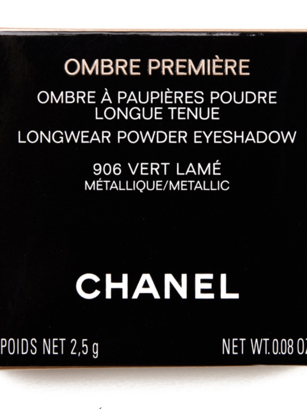CHANEL Ombre PREMIÈRE Longwear Powder Eyeshadow in the shade Vert Lamé (906). - Picture 7 of 7